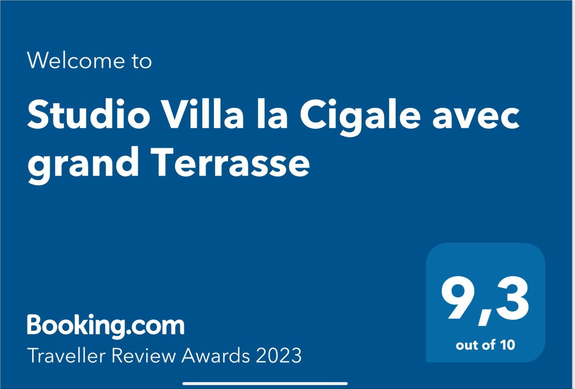 Studio Villa La Cigale Avec Grande Terrasse Menton Bagian luar foto